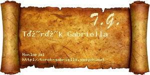 Török Gabriella névjegykártya